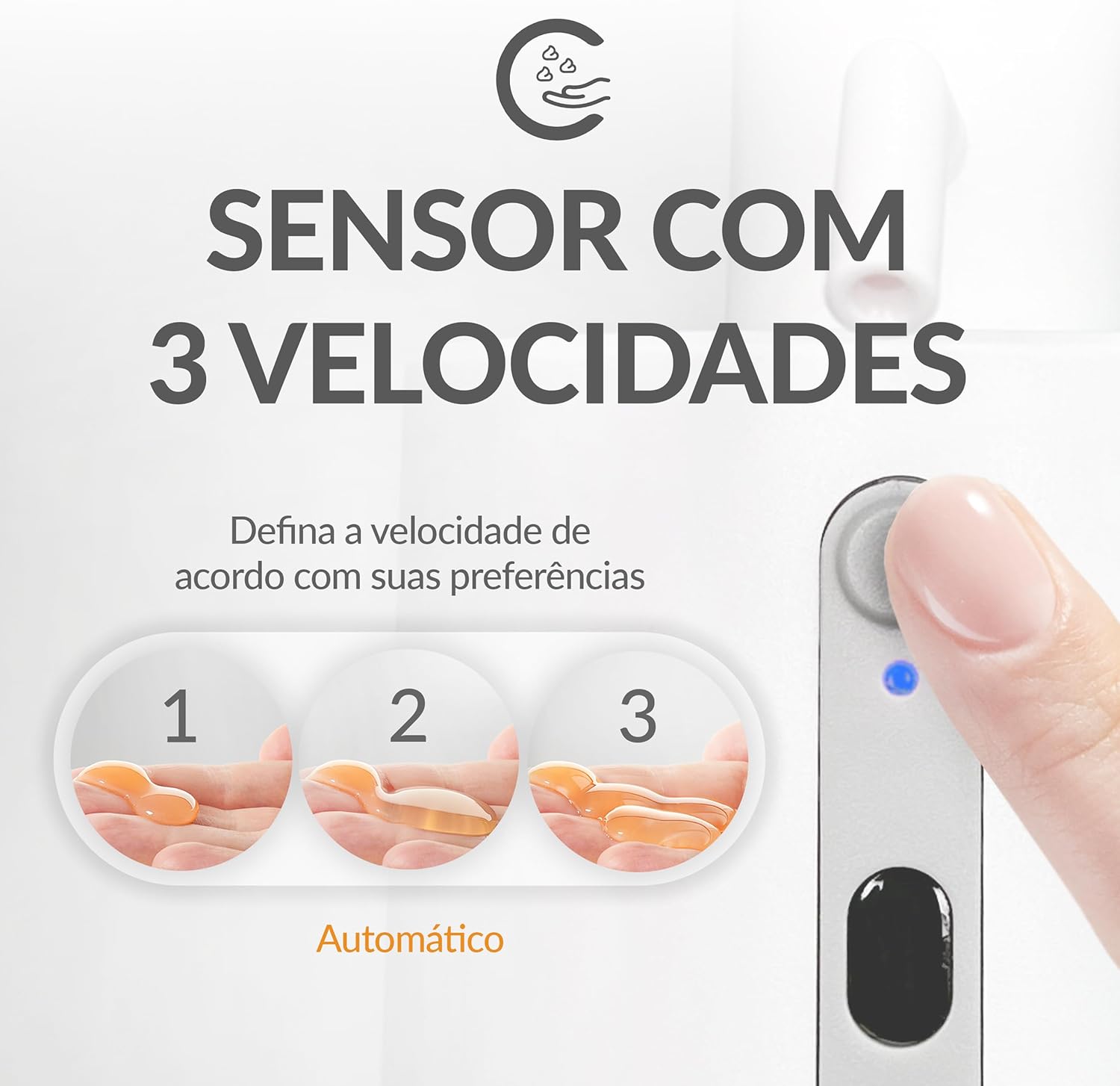 Dispenser de Sabonete Líquido Automático EasyClean 5