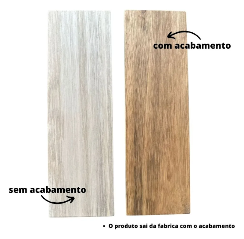 Mesa para Jardim Madeira Maciça Retangular West 4