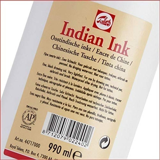 Tinta Nanquim Indian Ink Royal Talens (990 ml) 2