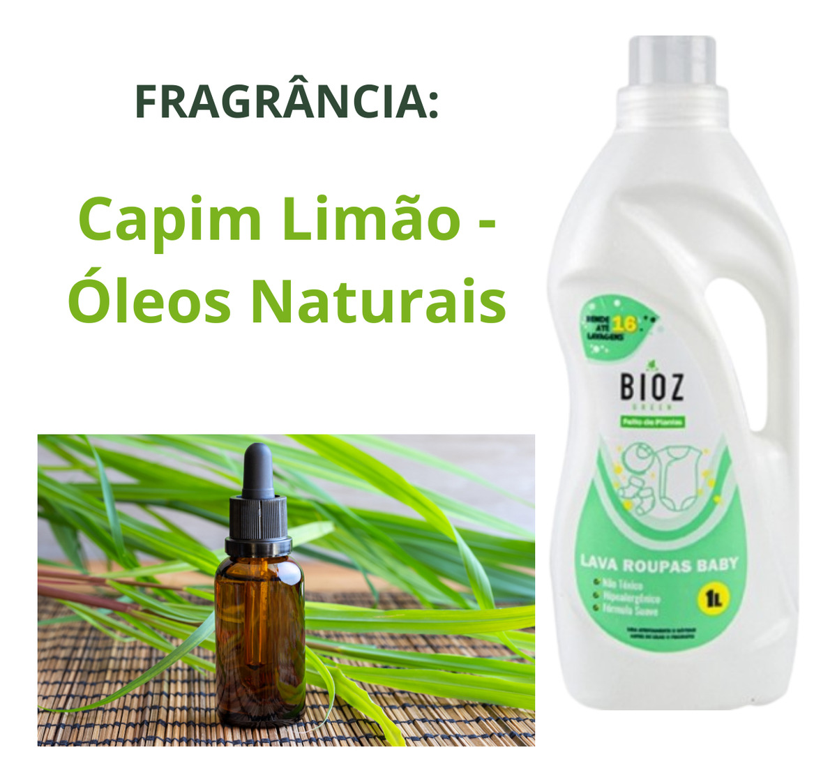 Lava Roupas Baby 1 L - Bioz Green 5