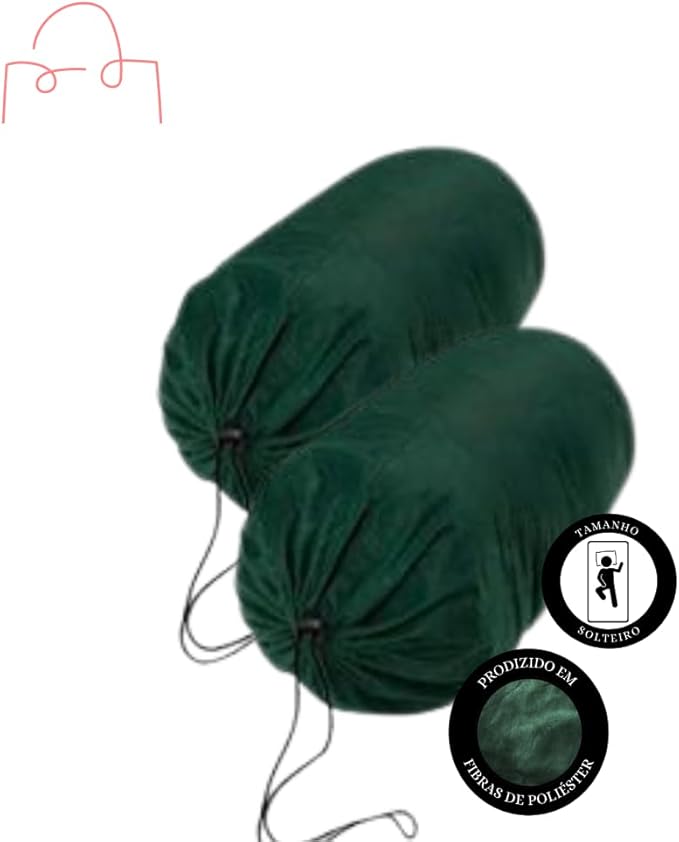 Colchonete Saco de Dormir Acampamento Camping 3