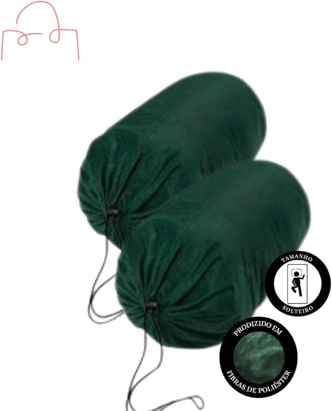 Colchonete Saco de Dormir Acampamento Camping 3