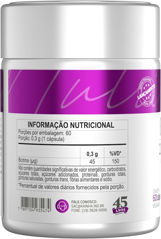 Biotina 100% Pura Bodyaction 3