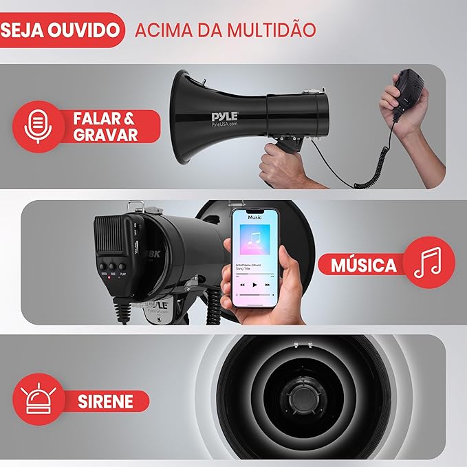 Megafone Bullhorn 50 W 3