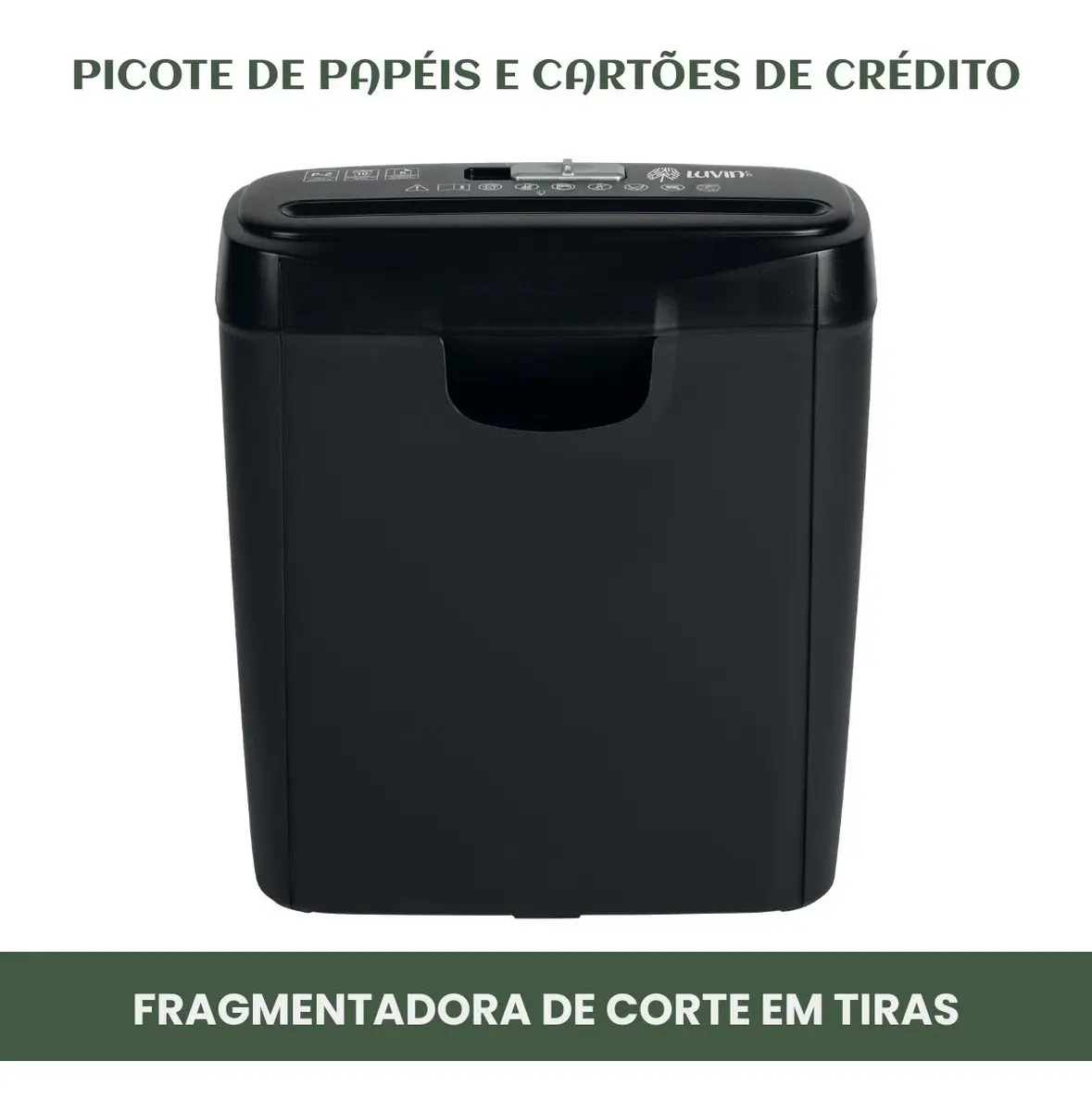 Fragmentadora Papel e Cartão Corta em Tiras 2