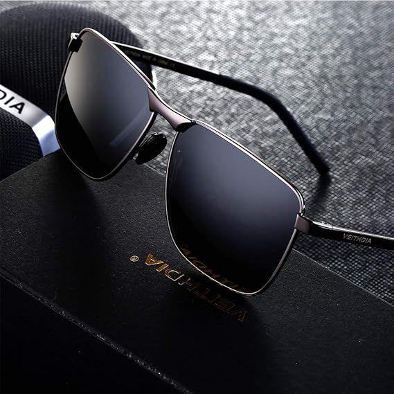 Óculos de Sol Vintage Masculino Polarizado com Lente UV400 5