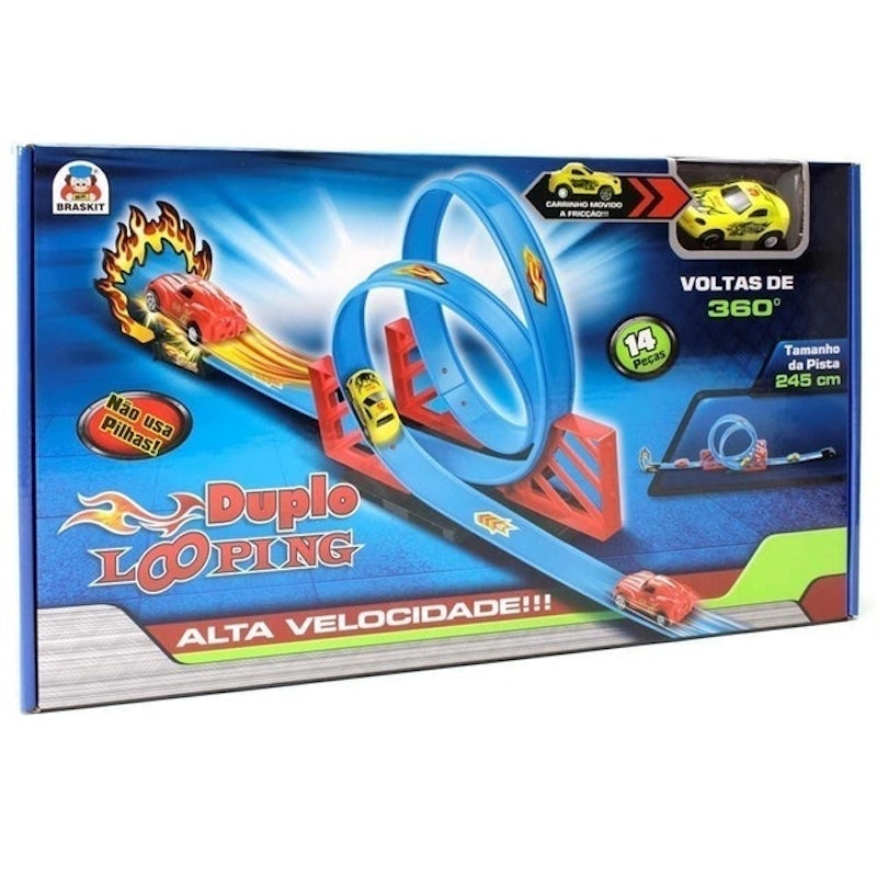 Pista de Carrinhos Duplo Looping 1