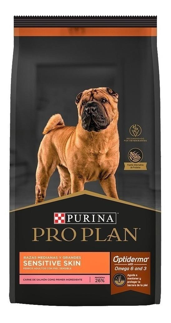 PRO PLAN Pele Sensível para Cão Adulto Médios e Grandes Sabor Salmão 1