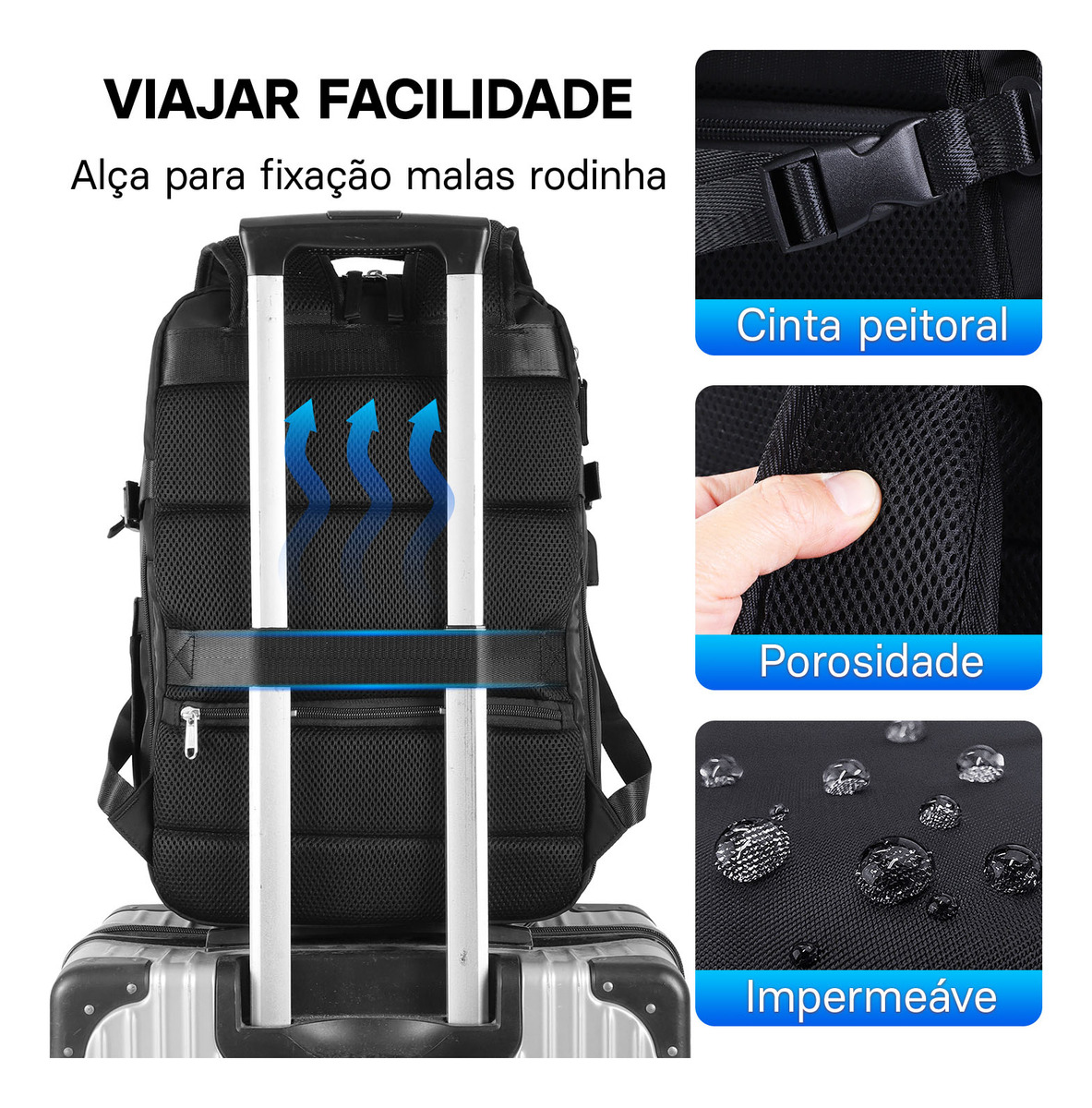 Mochila Viagem Executiva Grande 5
