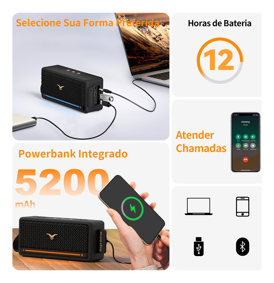 Caixa de Som Stage GoFree 5