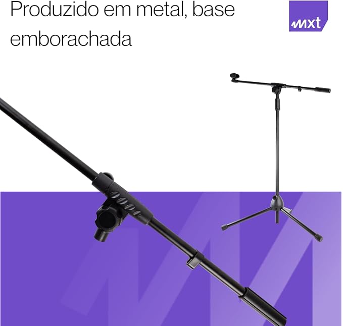 Pedestal para Microfone Girafa com Cachimbo 5