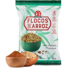 Flocos de Arroz com Açúcar Mascavo