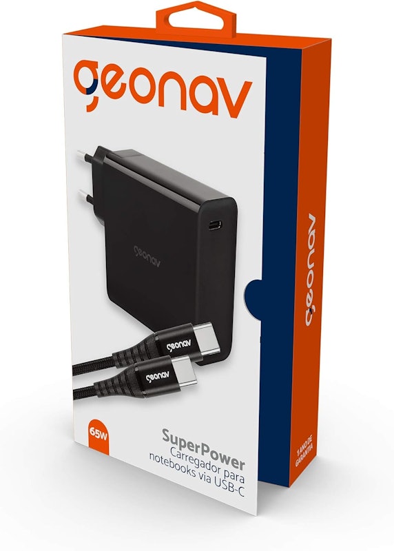 SuperPower Carregador para Notebooks Via USB-C Geonav 5