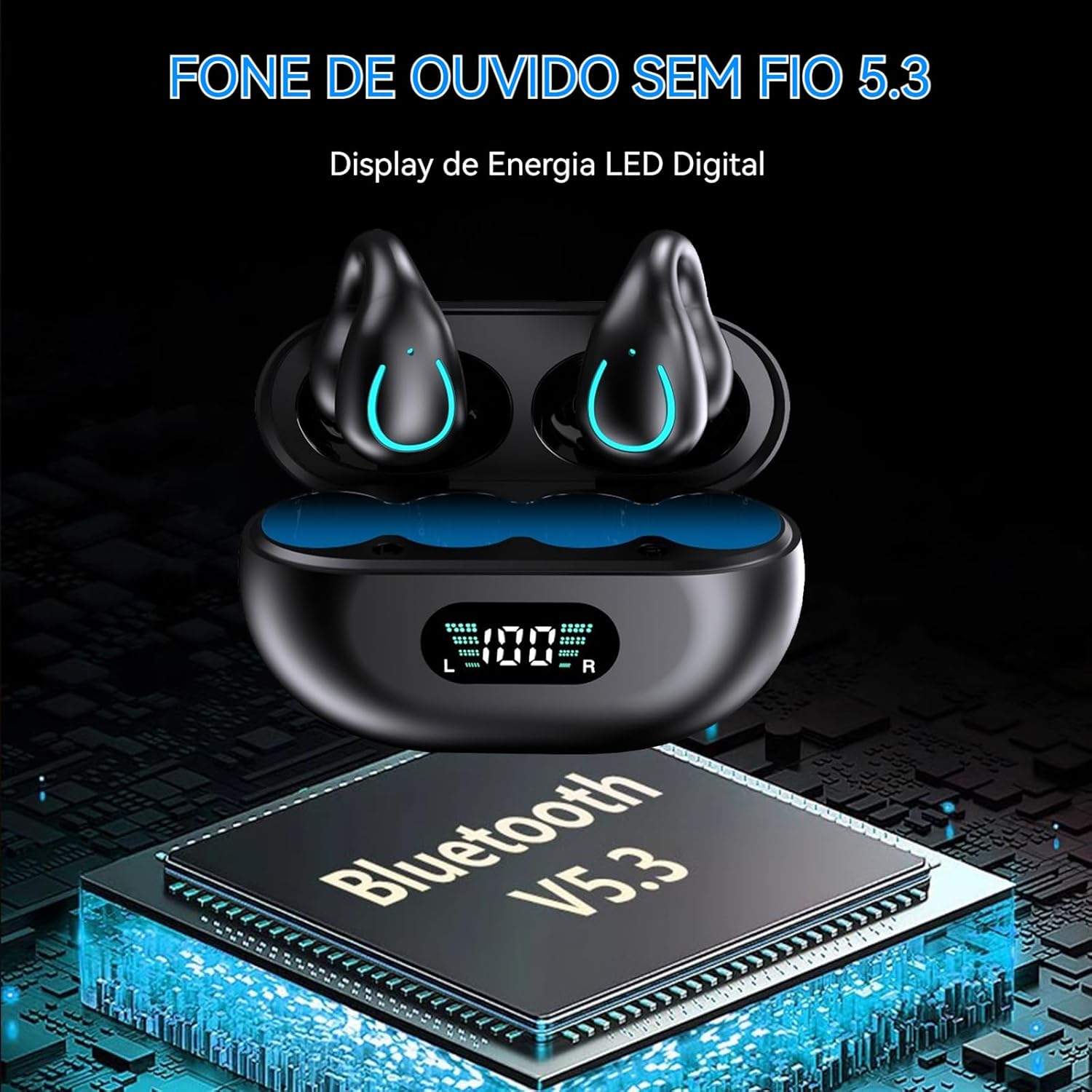 Fones de Ouvido Esportivos sem Fio Bluetooth Lifebee 4