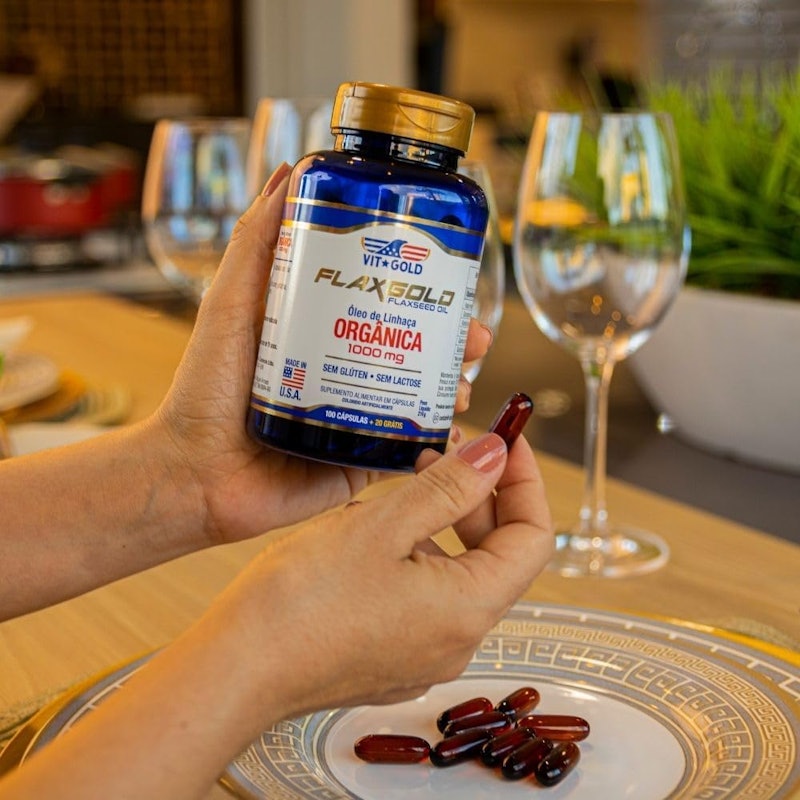 Flaxgold 1000 mg Óleo de Linhaça (Ômega 3) 4