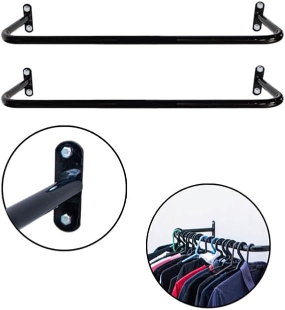 Kit 2 Araras de Roupas para Parede Fortmaq 2