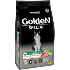 GoldeN Gatos Castrados Special Sabor Frango e Carne
