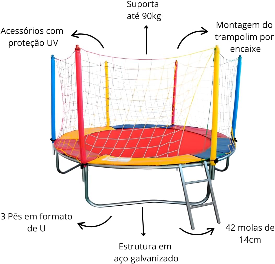 Cama Elástica 2,30 m Rotoplay 2