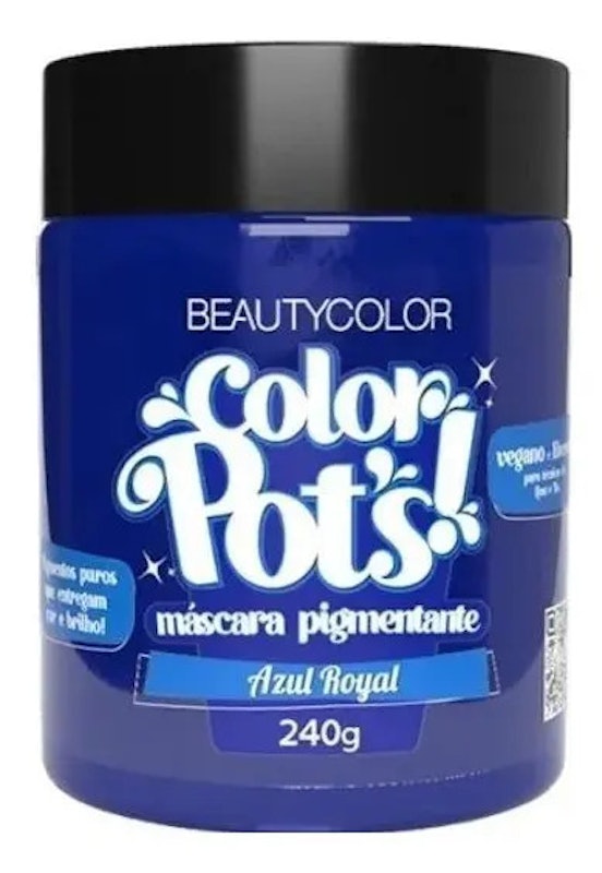 Máscara Pigmentante Color Pot's Azul Royal 1