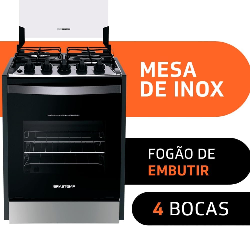 Fogão Brastemp 4 Bocas de Embutir 2