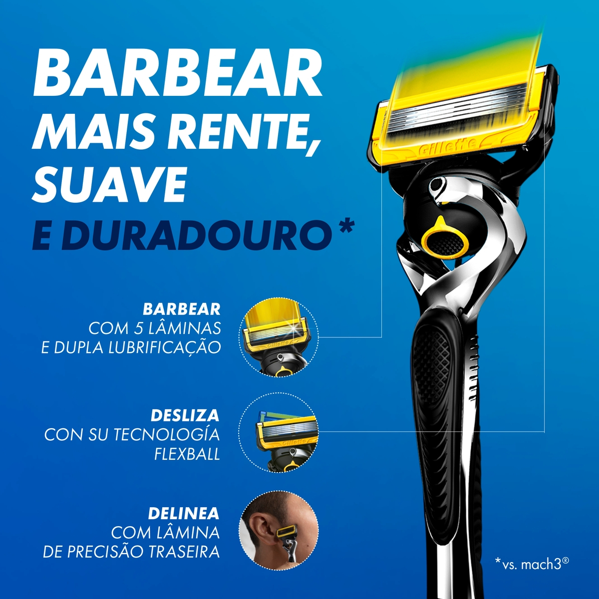 Aparelho de Barbear Gillette Fusion5 Proshield 2