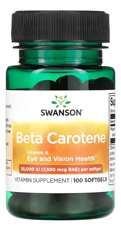 Betacaroteno 7,500 Rae mcg - 100 Softgels 1