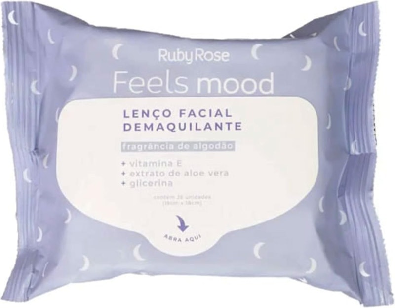 Lenço Facial Demaquilante Feels Mood 1