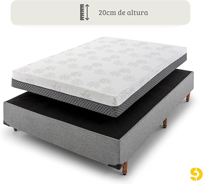 Colchão Queen de Molas Ensacadas SDB Colchões 2