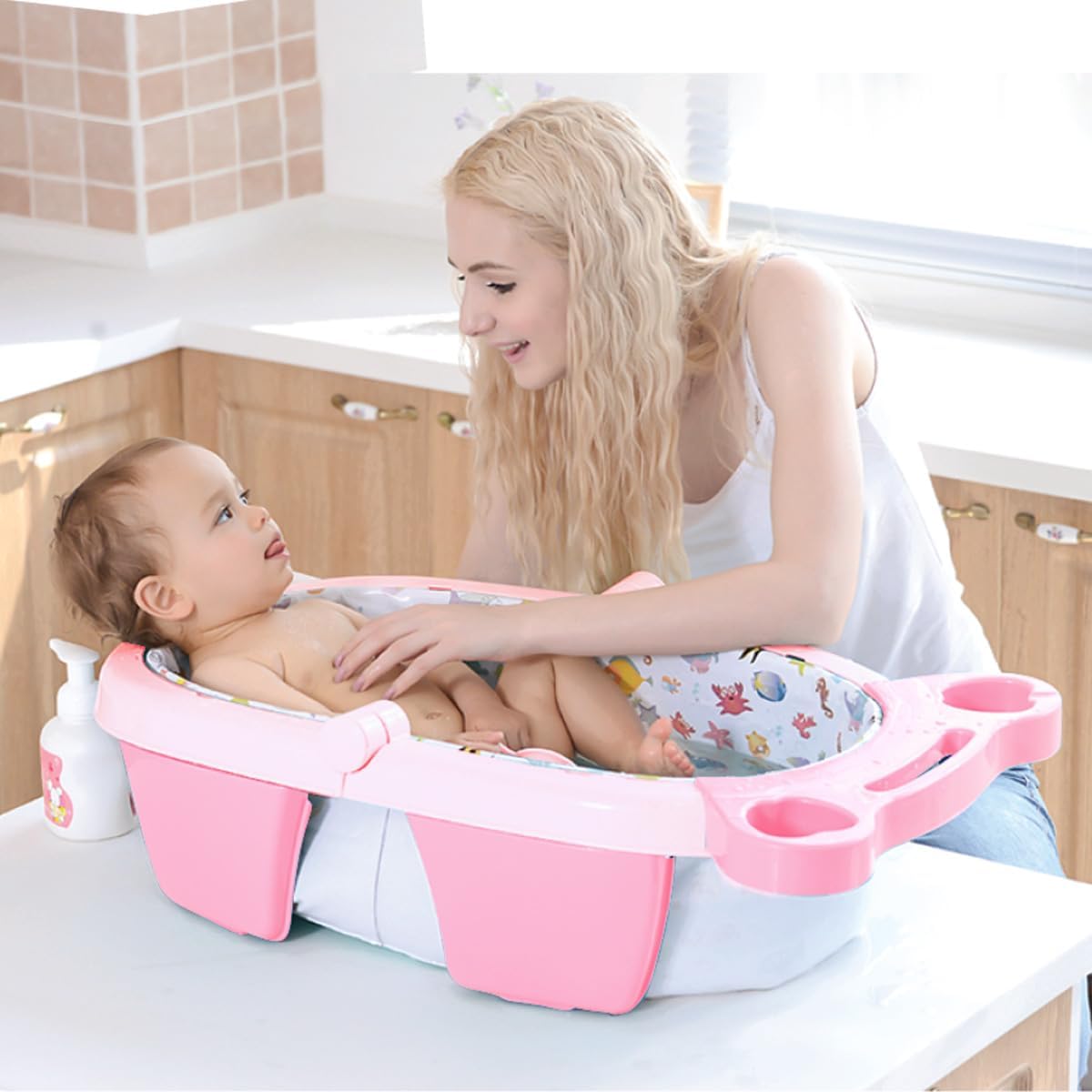 Banheira de Bebê Inflável e Portátil AirPlus MaxiBaby 2