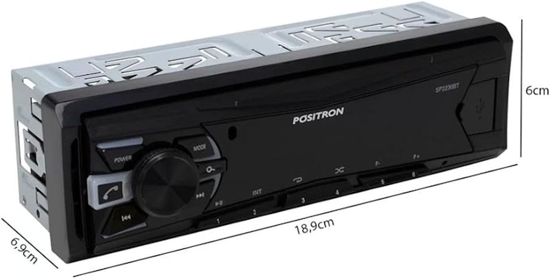 Auto Rádio SP2230BT MP3 USB Viva Voz Bluetooth 4