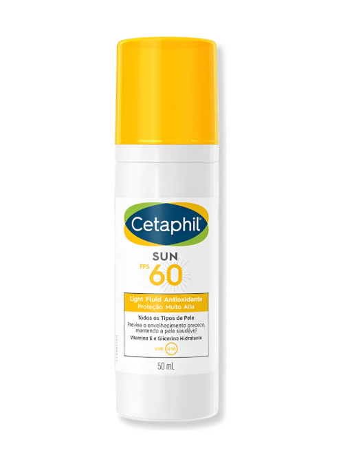 Protetor Solar Antioxidante Sem Cor Cetaphil Sun FPS 60 1