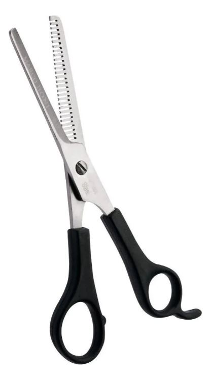 Tesoura Profissional Fio Liso e de Desbastar 6'' 1