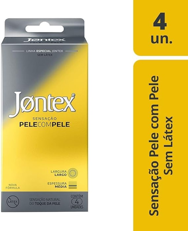 Jontex Sensação Pele com Pele 4 Unidades 2