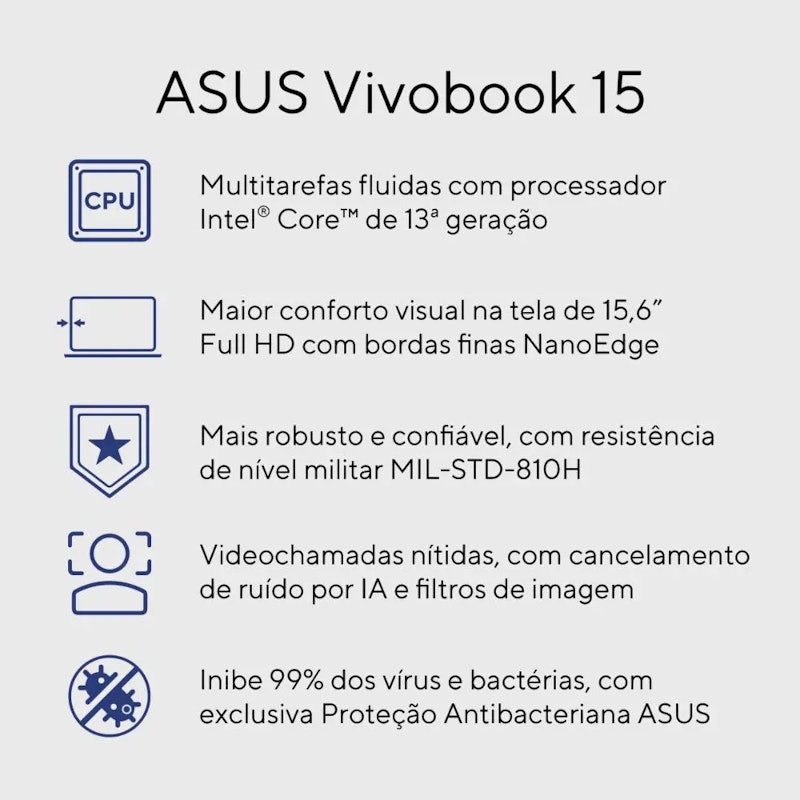 Notebook ASUS Vivobook 15 5