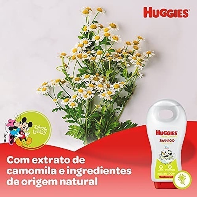 Shampoo Infantil Chá de Camomila 400 ml 5