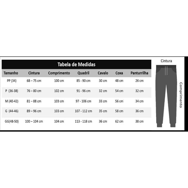 Calça Jogger Masculina Moletom Slim Fit 4