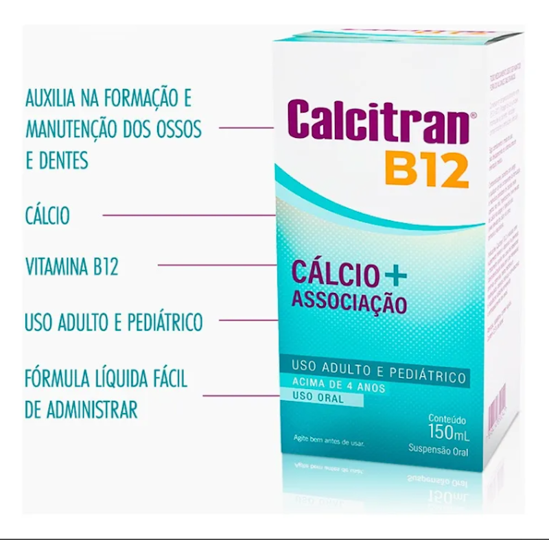 Calcitran B12 - Cálcio para Crianças 2