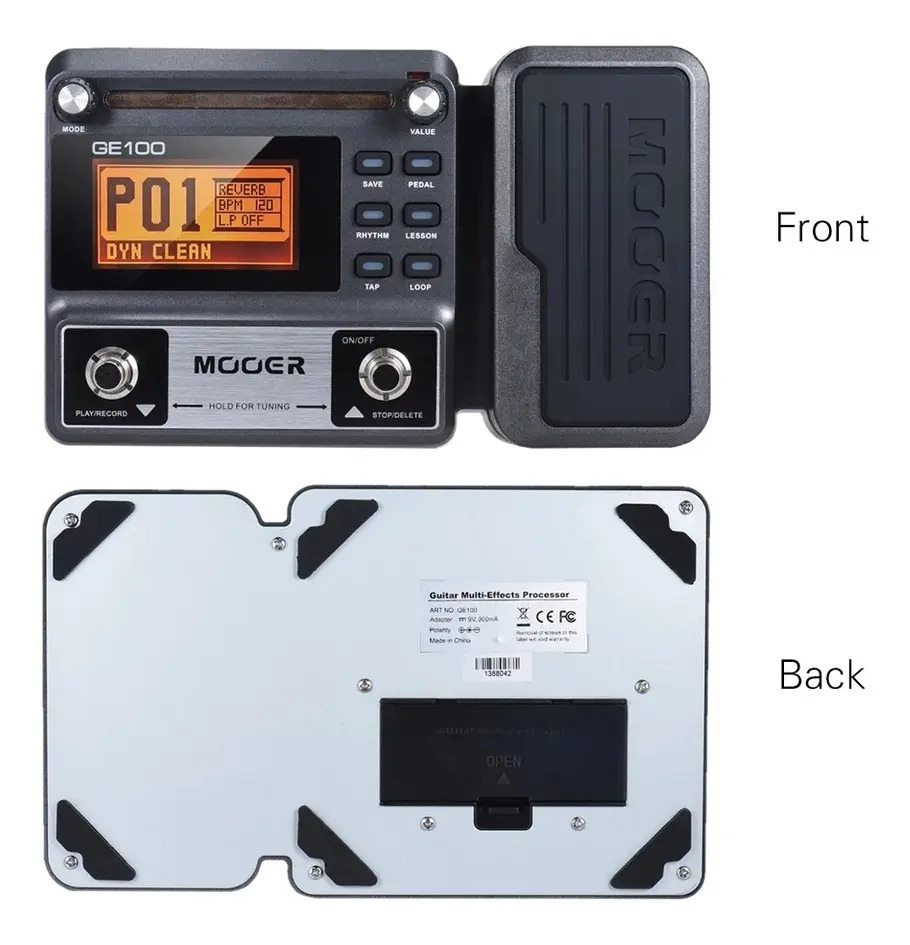 Pedaleira Multiefeitos para Guitarra Mooer 5