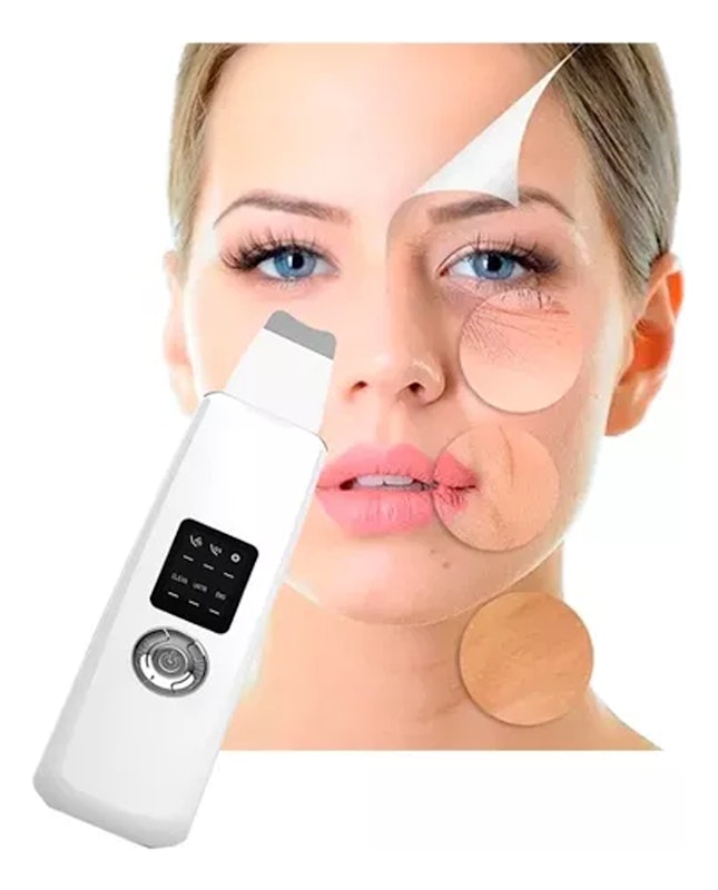 Peeling Ultrassônico e Ionização Portátil Anti Cravos e Acne 1
