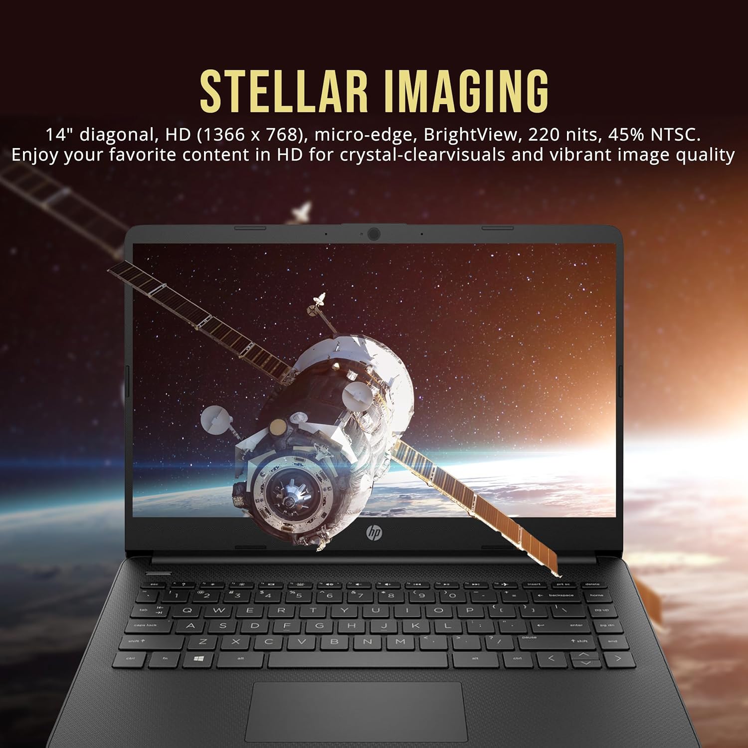 HP Stream Laptop BrightView HD 3