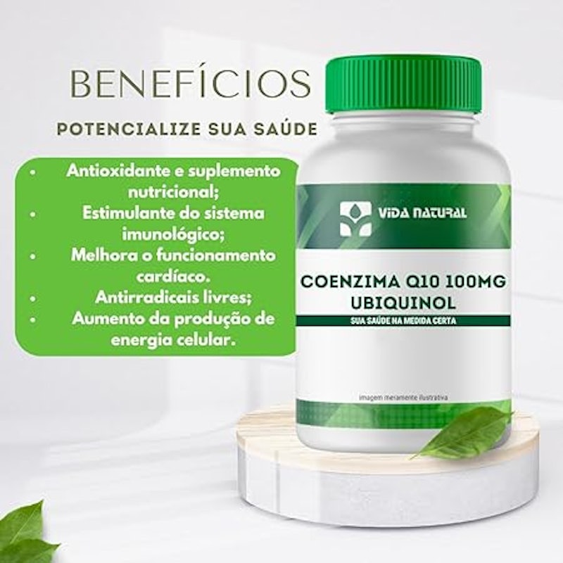 Coenzima Q10 Ubiquinona Vida Natural 2