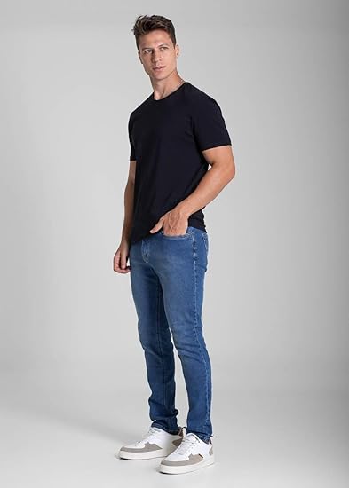 Calça Jeans Sawary Reta/Slim 3
