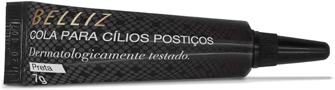 Cola Para Cilios Postiços Belliz Preta 1