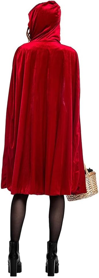 Fantasia Feminina com Capuz Vermelho 3