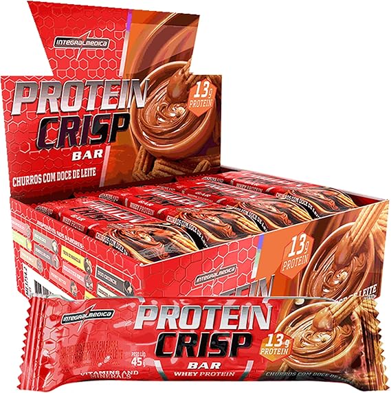 Protein Crisp Bar Churros com Doce de Leite (12 unidades) 1