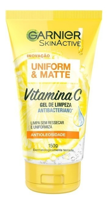 Gel de Limpeza Antibacteriano Garnier Uniforme & Matte 1