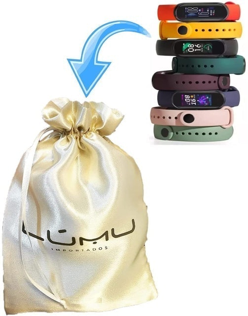 Kit Pulseira Mi Band 6 com 8 Unidades  2