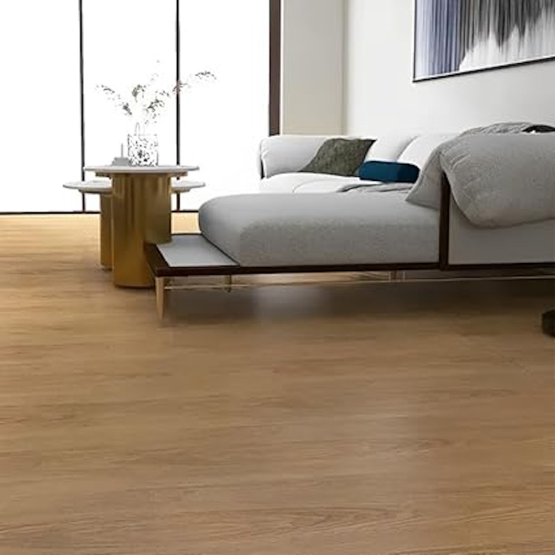 Piso Vinílico Adesivo Autocolante Régua Madeira Antiderrapante Lavável Moderno Caixa 36 Peças 5 m² 3