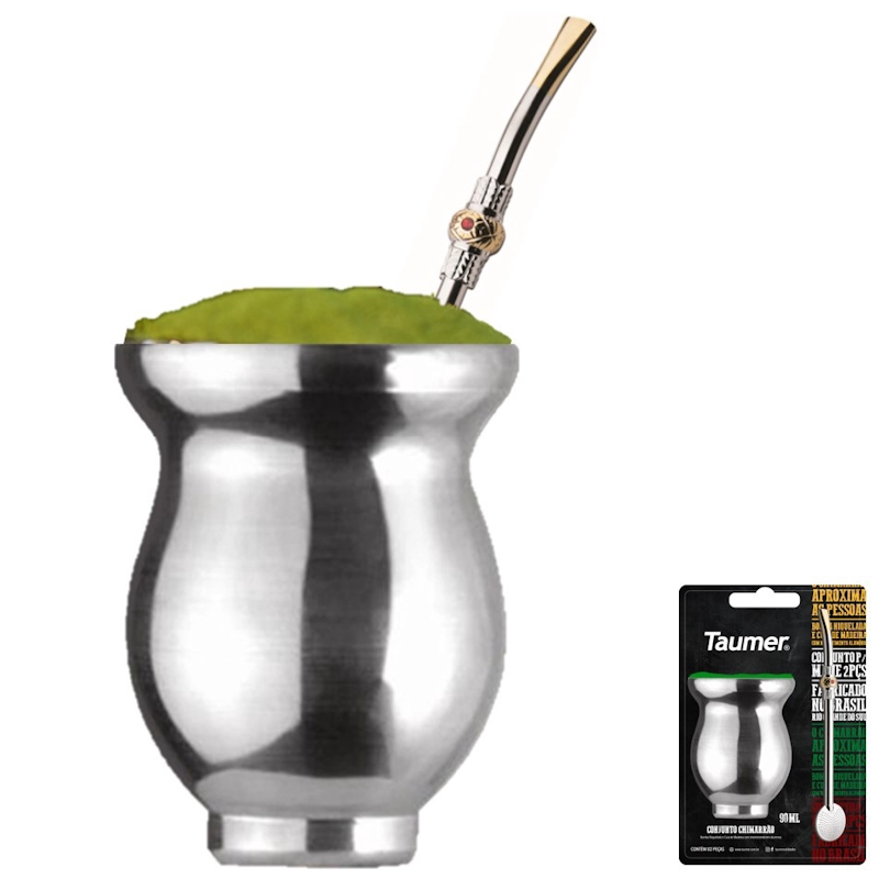 Conjunto Chimarrão Bomba e Cuia 1