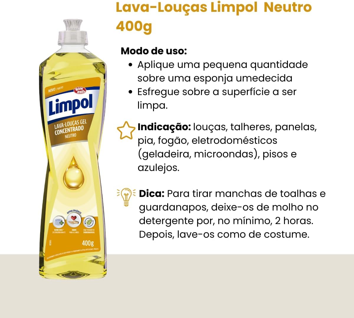 Lava-Louças Gel Concentrado 4